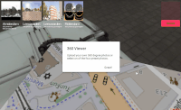 360 degree interactive content viewer for video, photo and streams