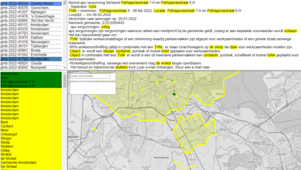 Geotaggen van overheidsbekendmakingen